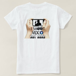 Je Tire Vidéo Pas Les Armes T-Shirt