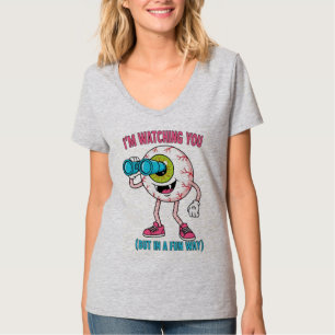 Je T'Observe – T-Shirt Drôle et Flippant avec un O
