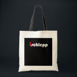 Je trimbale le sac fourre-tout à budget<br><div class="desc">Je trimbale le sac fourre-tout à budget. Sac de toile avec la poignée noire,  comportant la devise des schlepper.</div>