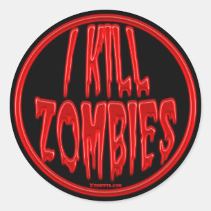 Je tue des autocollants de zombis