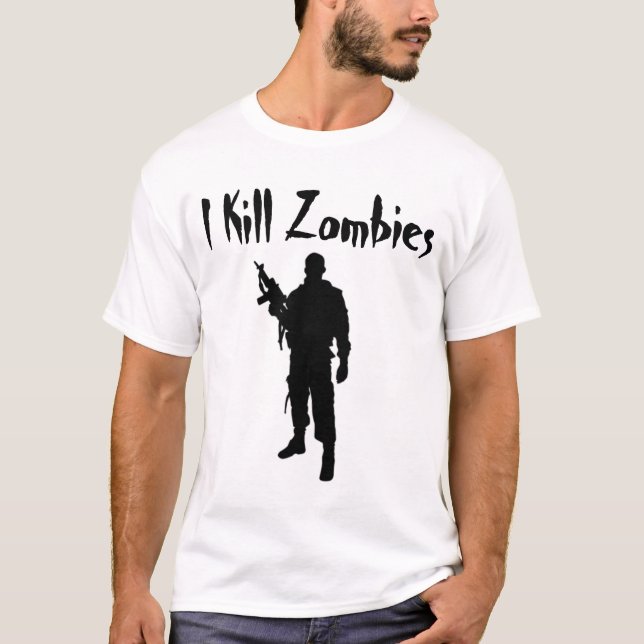 JE TUE LES ZOMBIES - T-SHIRT (Devant)