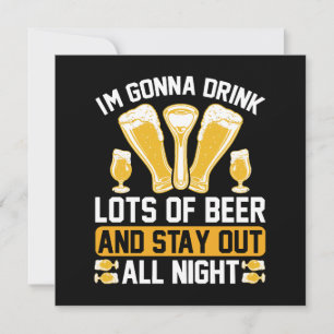 Je vais boire beaucoup de bière