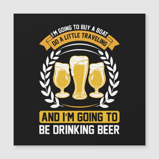 Je vais boire de la bière (Devant)