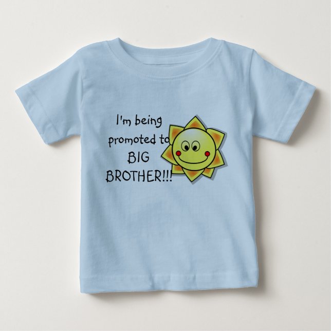 Je vais être Grand Frère Tshirt pour bébé (Devant)