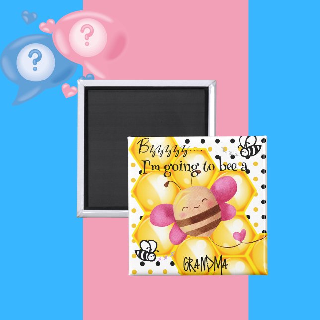 Je vais être grand-mère Aimant personnalisé (Créateur téléchargé)
