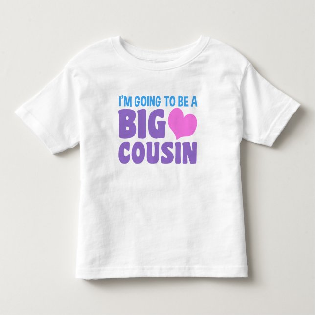 Je vais être un gros T-shirt bébé cousin (Devant)