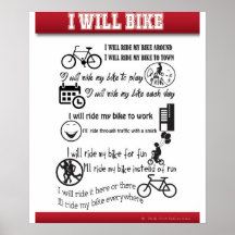 Je Vais Faire Un Tour De Mon Affiche De Vélo