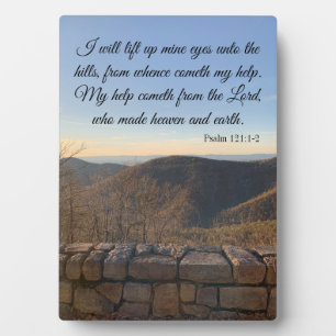 Je Vais Lever La Plaque Pslam 121 De Mes Yeux