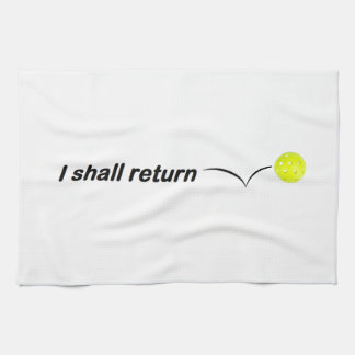 Je Vais Rendre La Serviette De Pickleball Extérieu