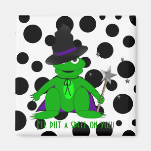 Je vais te mettre un sort ! Aimant à grenouille ma