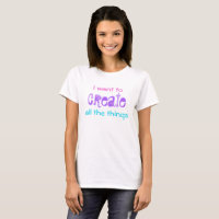 Je veux créer tous les T-shirts pour femmes