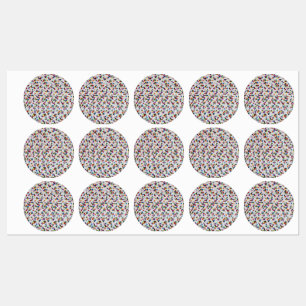 Je veux des Étiquettes imperméables Candy