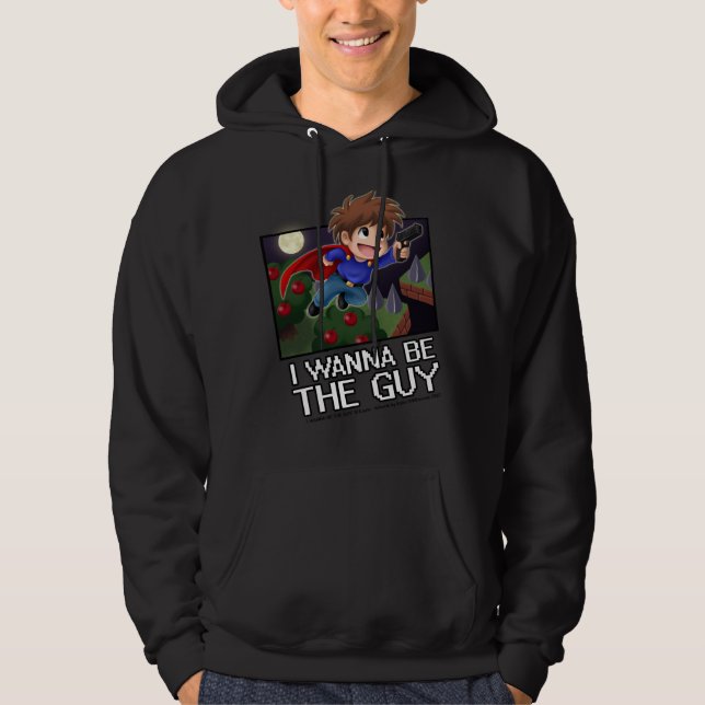 Je veux être le type - sweat - shirt à capuche ! (Devant)