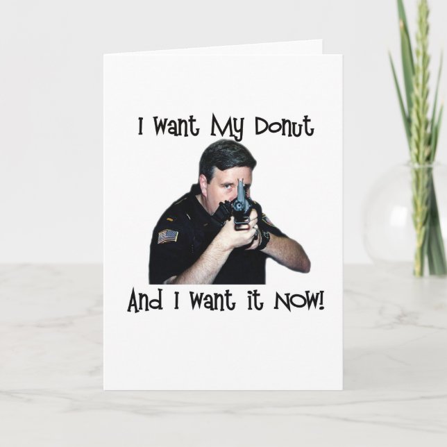 Je veux ma carte de beignet (Devant)