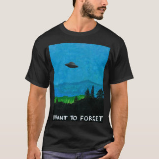 JE VEUX OUBLIER le noir de T-shirt