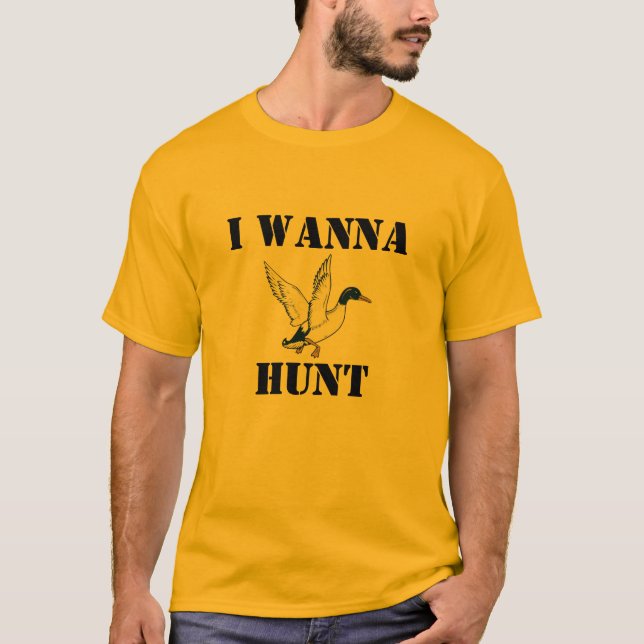 Je veux pencher le T-shirt de chasse pour des (Devant)
