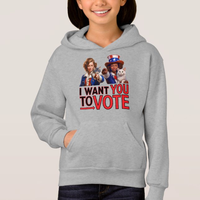 JE VEUX QUE VOUS VOTIEZ (Mesdames au chat) (Devant)