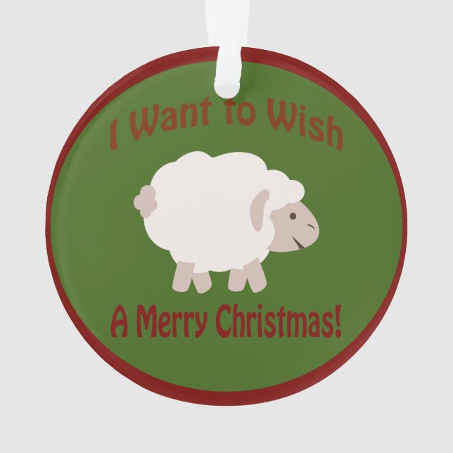 Je veux souhaiter à Ewe un joyeux Noël (dos)