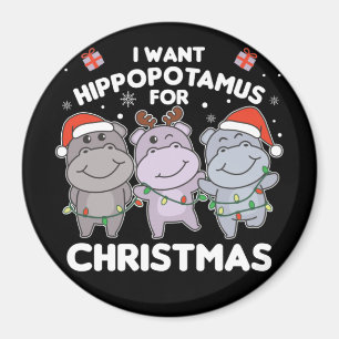 Je Veux Un Hippo Pour Le Magnet Des Hippopotames D