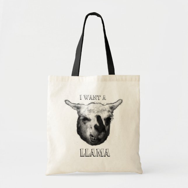 je veux un sac de lama (Devant)