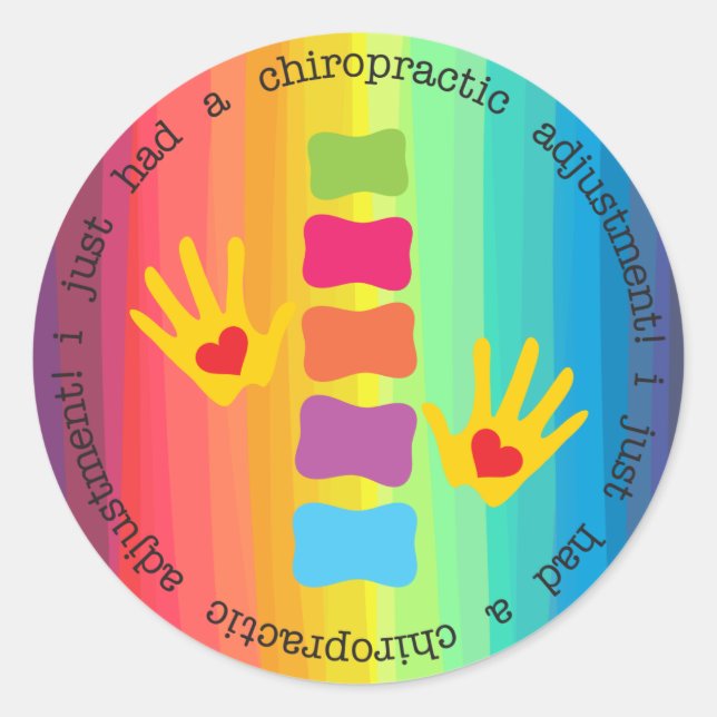 Je viens d'avoir un Stickers d'ajustement chiropra (Devant)