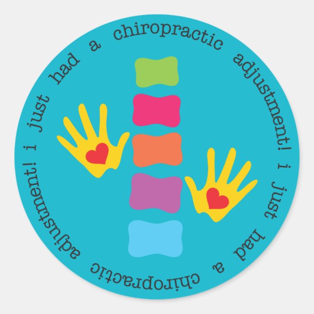 Je viens d'avoir un Stickers d'ajustement chiropra (Devant)