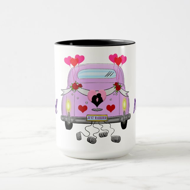 Je viens de marier deux tone café Mug (Centre)