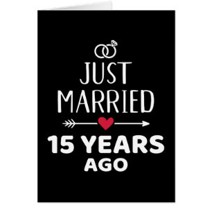 Je viens de me marier il y a 15 ans 15e anniversai