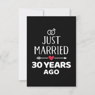 Je viens de me marier il y a 30 ans 30e anniversai