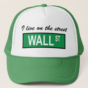 "Je vis casquette sur de rue Wall Street"