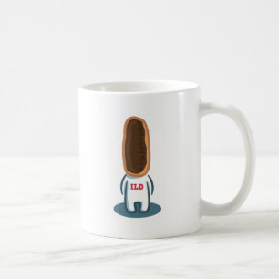 Je vis longue tasse de John de beignet