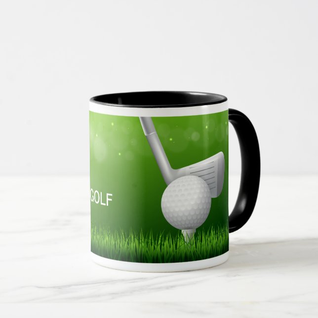 Je Vis Pour Golf Mug (Devant droit)