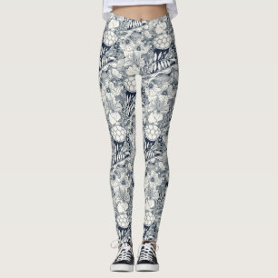 Je vois des leggings d'indigo Hawaii