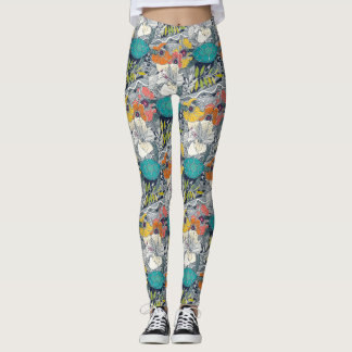Je vois Hawaii sombres lapis leggings