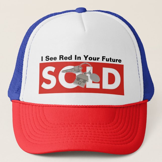 Je vois le rouge dans votre futur casquette vendu (Devant)