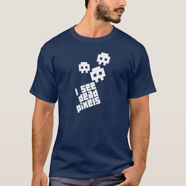 Je vois le T-shirt mort de pixels (Devant)