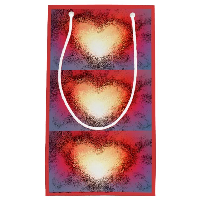 "Je vois ton coeur" (Petit sac cadeau) (Devant)