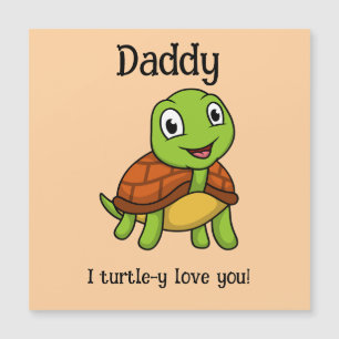 Je vous adore Papa ! Jolie tortue pour la fête des