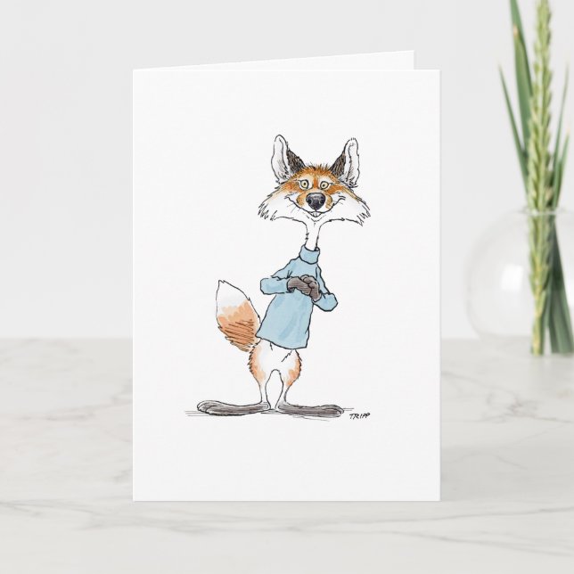 Je vous aime ! Carte Fox (Devant)