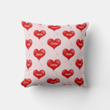 Je vous aime - coussin romantique