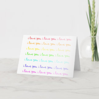 je vous aime je vous aime je vous aime carte