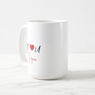 Je vous aime Mug à café de la Saint-Valentin