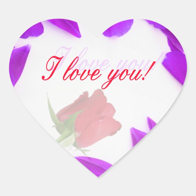 Je vous aime - Stickers (Devant)