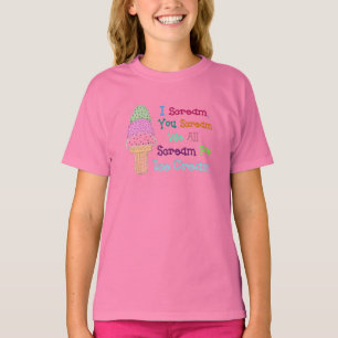 Je vous crie T-shirt de la sonnerie de la fille de