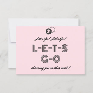 Je vous encourage - Cartes Chemo d'encouragement