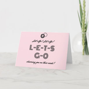 Je vous encourage - Cartes Chemo d'encouragement