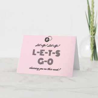 Je vous encourage - Cartes Chemo d'encouragement