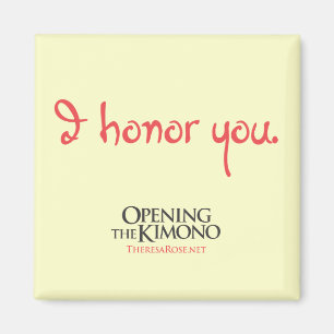 Je vous honore aimant