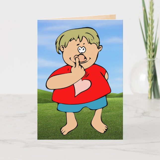 Je vous sélectionnerais carte de Valentine (Devant)