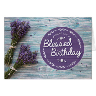 Je vous souhaite un anniversaire béni avec Lavende